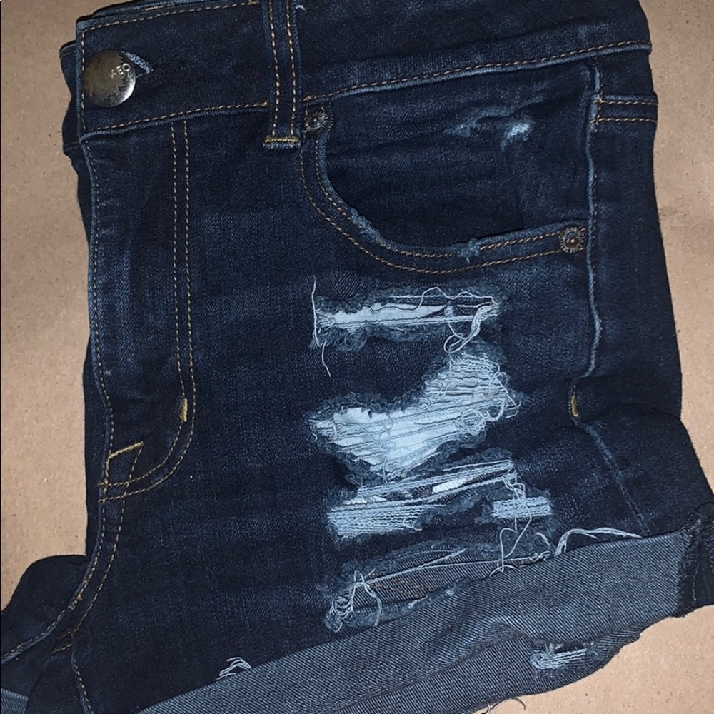 American Eagle ripped jean shorts